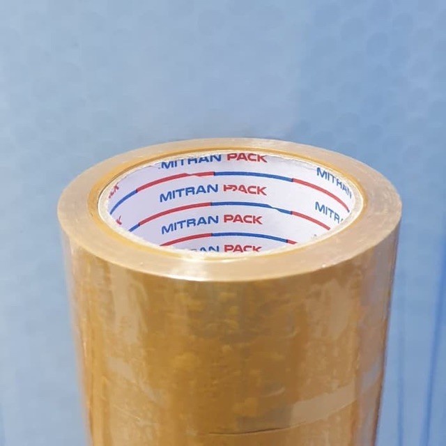 Lakban Bening / Coklat Mitran Pack 48 mm Full 100 Yard Tape 48mm x 90m