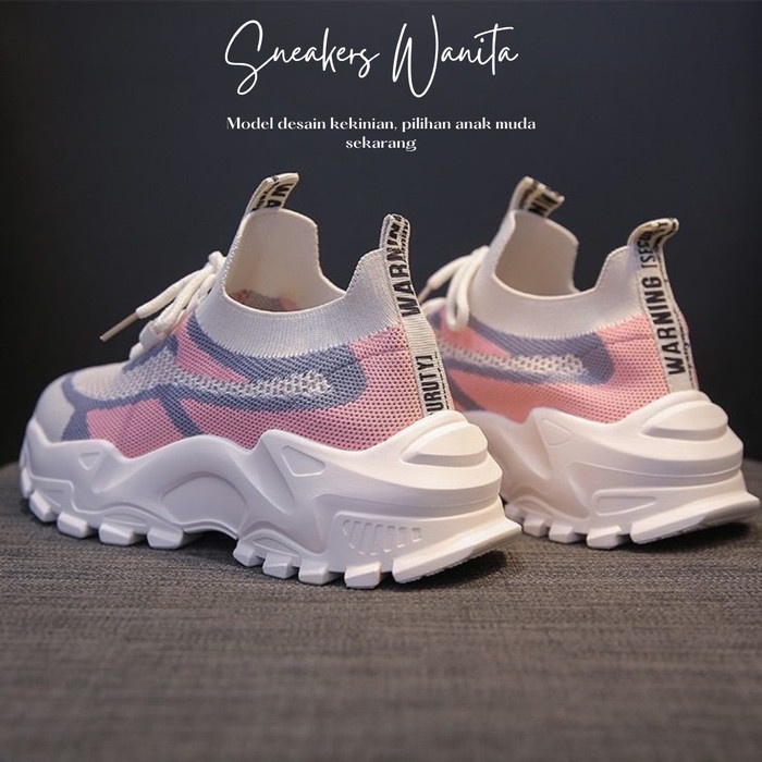 Sepatu Sneakers Wanita Sport Shoes Casual Sepatu Wanita Dewasa Import