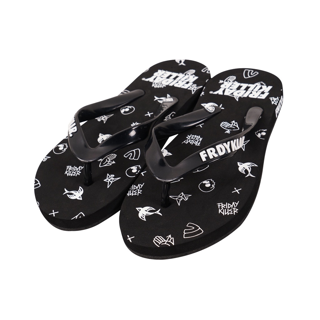 SANDAL JEPIT FRIDAY KILLER | VINT BLACK