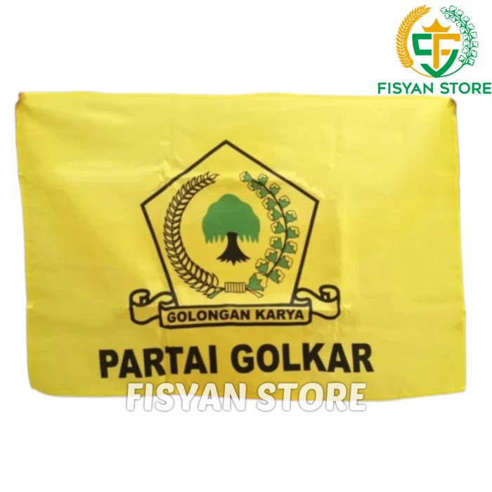 Bendera Partai Golongan Karya | Bendera Golkar 60 x 90 CM (100 PCS)