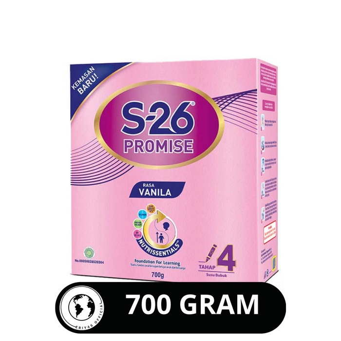 

Susu S-26 Promise Pouch 3-12 Tahun 700 Gr Gram