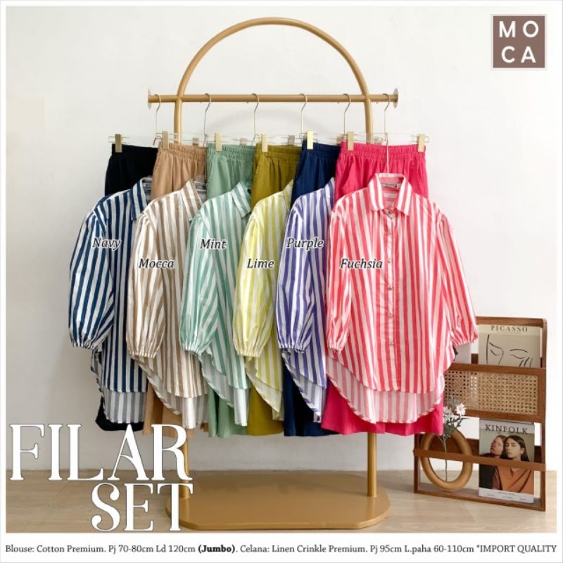 FILAR SET Celana ORI MOCA | Ld120 Cotton Premium