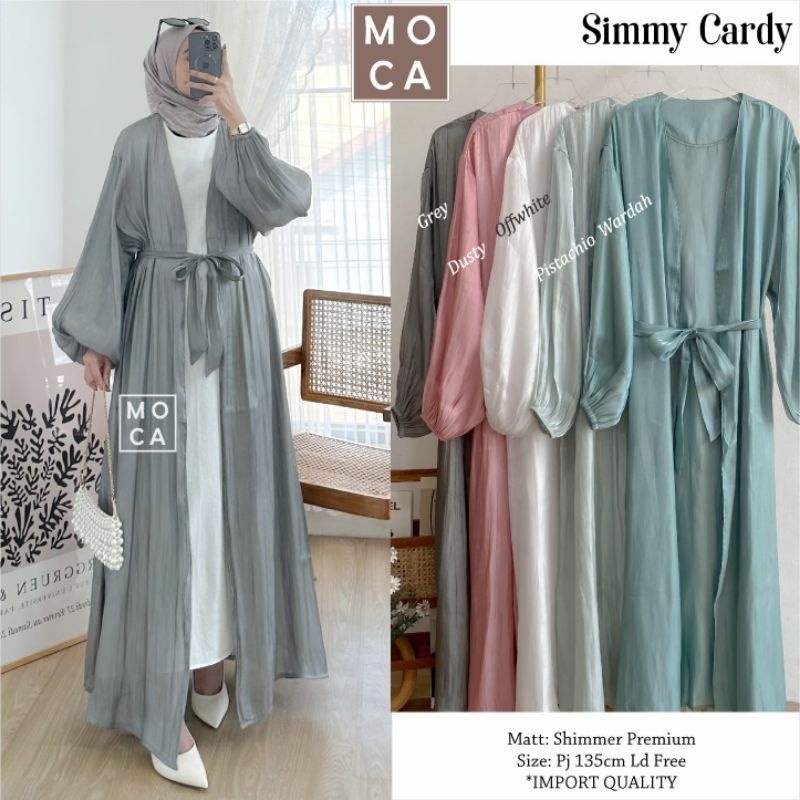 SIMMY CARDY OUTER ORI MOCA | Ld free Shimmer Prrmium