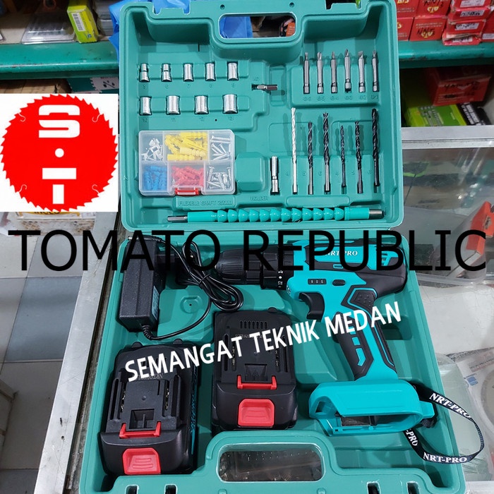 Murah DC340 BOR BETON BATERAI CORDLESS IMPACT 20V 10mm DC 340 DC-340 NRT PRO UJB459