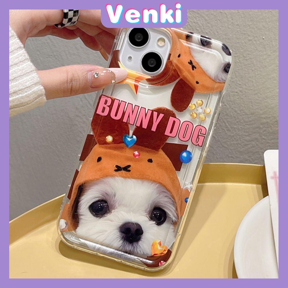 VENKI - Untuk iPhone 11 Case Bening Lembut TPU Case Airbag Shockproof Perlindungan Kamera Anak Kucing Lucu Kompatibel dengan iPhone 14 13 Pro Max iPhone 12 Pro Max XR XS 7Plus 8Plus