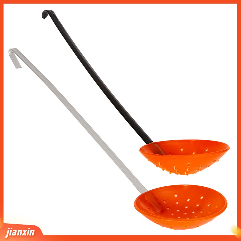 (In Stock) Ladle Pancing Es Ringan Lubang Besar Aluminium Alloy ABS Tahan Aus Saringan Pancing Es Untuk Angling