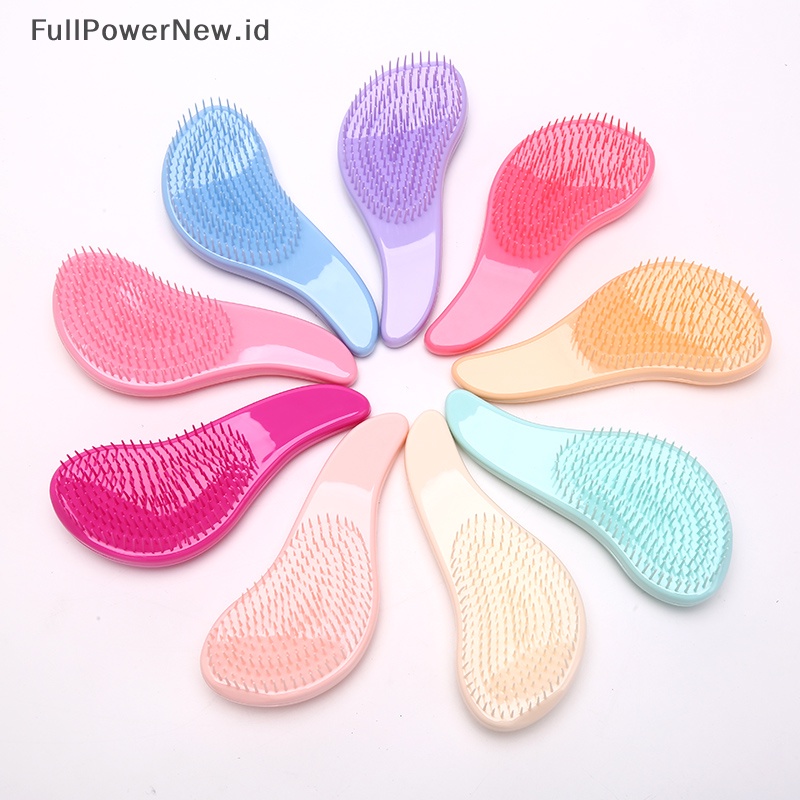 Power 1PC New Sisir Gagang Ajaib Anti Statis Pijat Sikat Rambut Salon Alat Styling Rambut ID