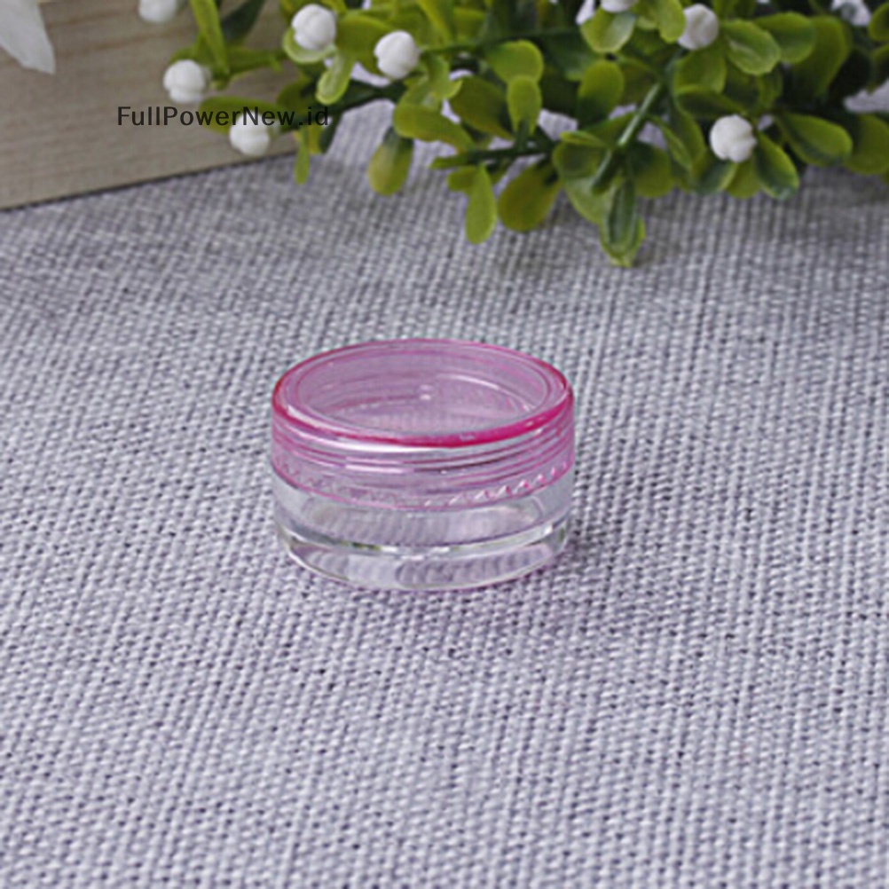 Power 10Pcs 5ml Kosmetik Kosong Jar Pot Eyeshadow Makeup Wajah Cream Wadah Botol ID