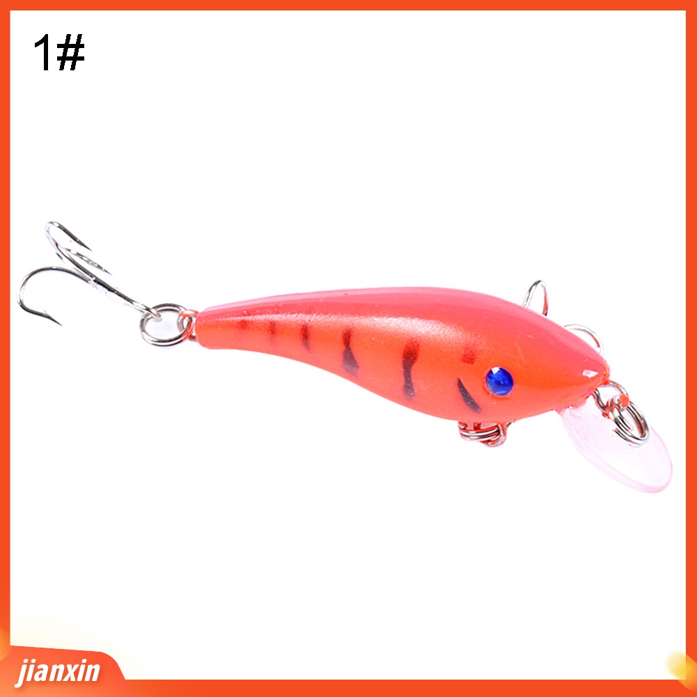 (In Stock) 5.7cm 4.4g 3D Buatan Memancing Manusia Hidup Umpan Keras Ikan Kecil Wobbler Renang Umpan