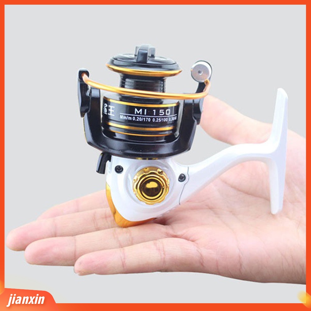 (In Stock) Mini Gear Ratio 4.8:1 10BB Folding Arm Spinning Reel Rock &amp; Lure Fishing Tackle