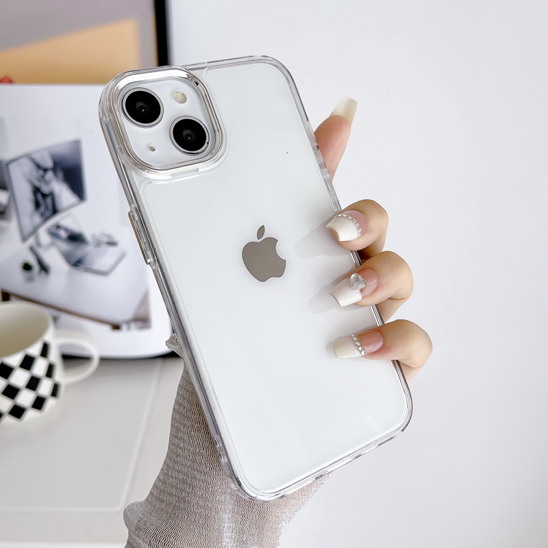 【Independent buttons】Clear Silicone Soft Case IPhone 6S 7 8 Plus SE XR XS Max 11 12 13 14 Pro Max 14 Plus