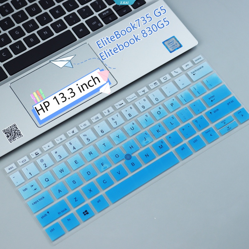 Film Keyboard Laptop Untuk Model HP 13.3 Inch Elitebook 735g5,Elitebook 830G5 Silikon Berkualitas Tinggi Tahan Air Multi-Warna Film Keyboard Ultra-Tipis [ZK]