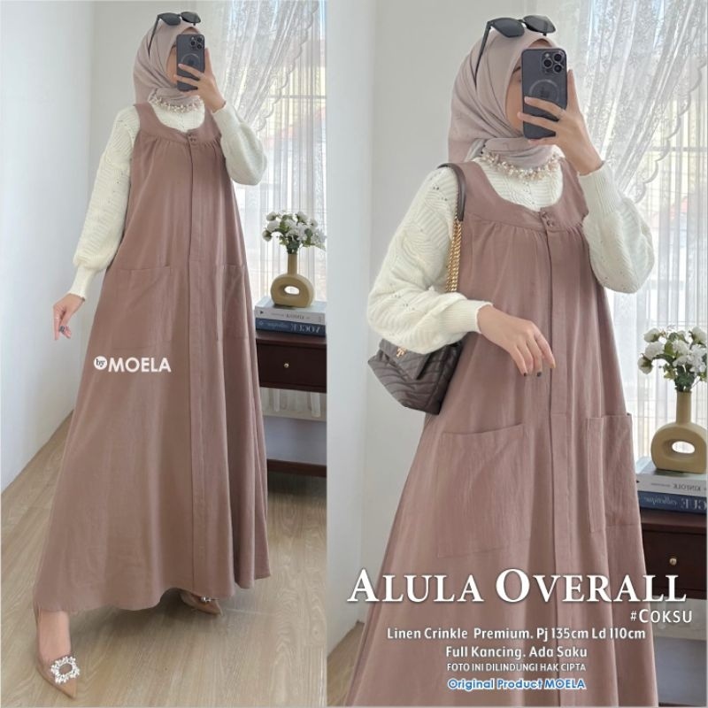 ALULA OVERALL ORI MOELA | Ld110 Crinkle Premium