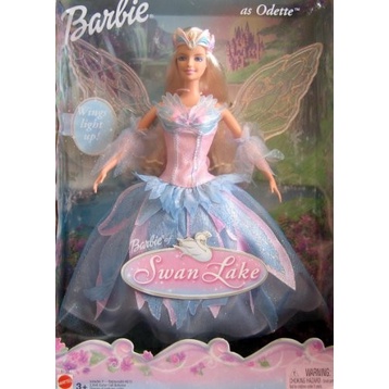 Swan Lake Barbie Doll as ODETTE w Light Up Wings (2003)