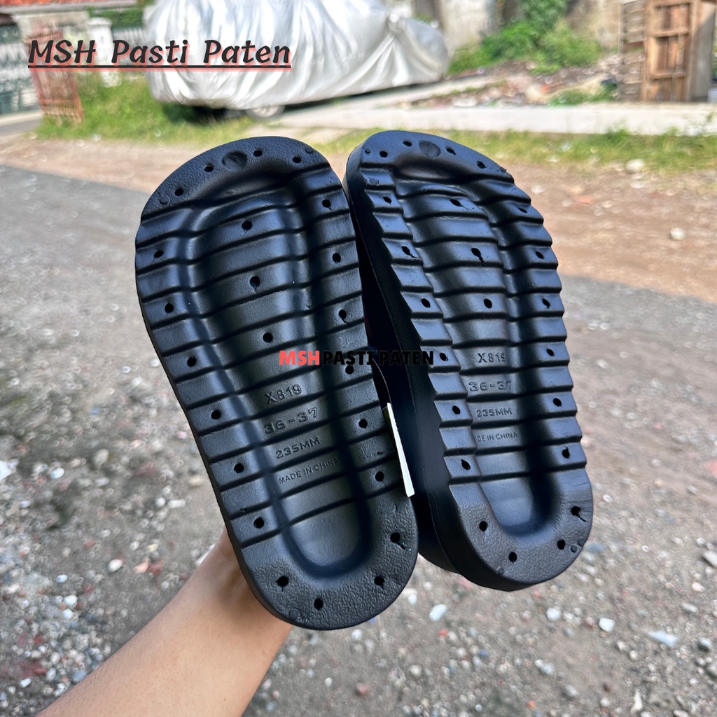 WAJIB NAIK 1 SIZE Sandal Jepit Tinggi Ringan Wanita Bahan Eva Rubber Merk HYS