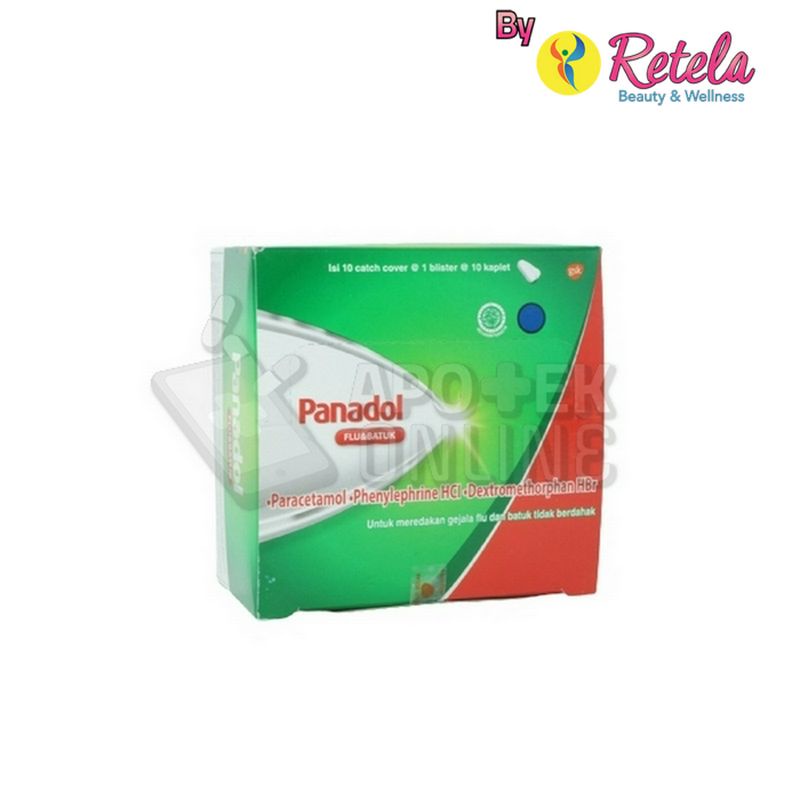 Panadol Flu Dan Batuk 1 Blister 10 Tablet