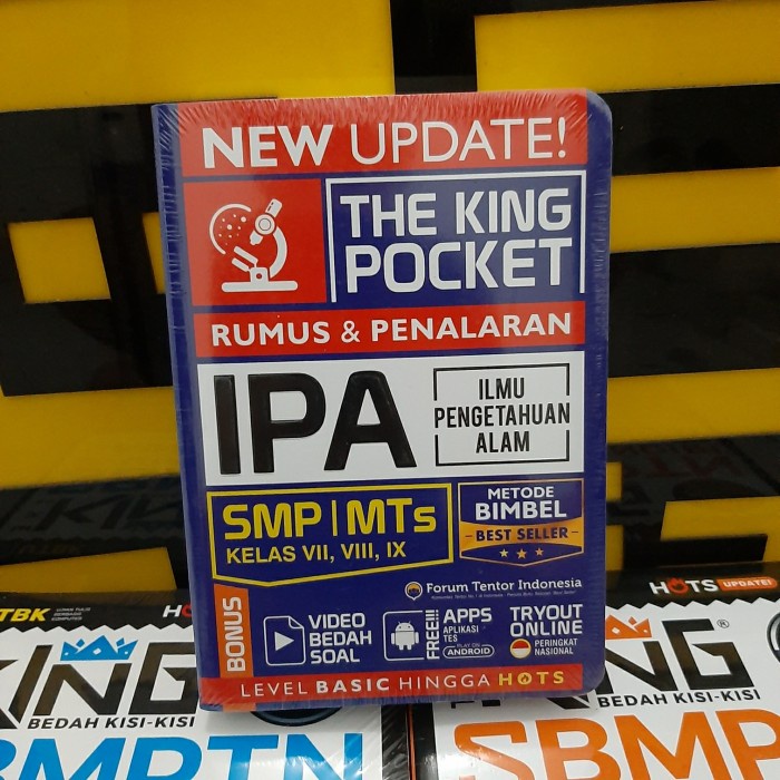 ⭐BARU (DISKON)⭐ BUKU NEW UPDATE THE KING POCKET IPA SMP/MTS