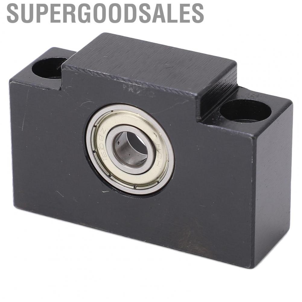 Supergoodsales Ball Screw End Support  Carbon Steel Stable Working Ballscrew Bearing Block Durable for Replacement