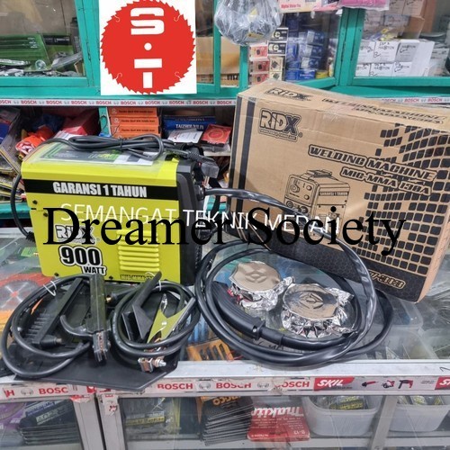 Berkualitas X7-313 MIG-130 MESIN TRAFO LAS MIG MMA 900 WATT TANPA CO2 130 A RIDX TGM871