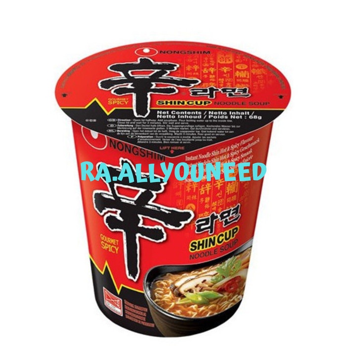 

Nongshim Shin Ramyun Cup 1Box (68gr@12cup)