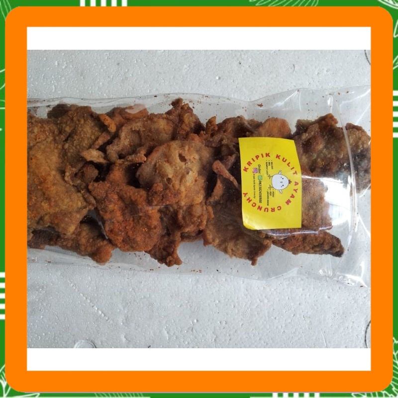 

Keripik kulit ayam original dan pedas 60 gr, gurih renyah Best Seller