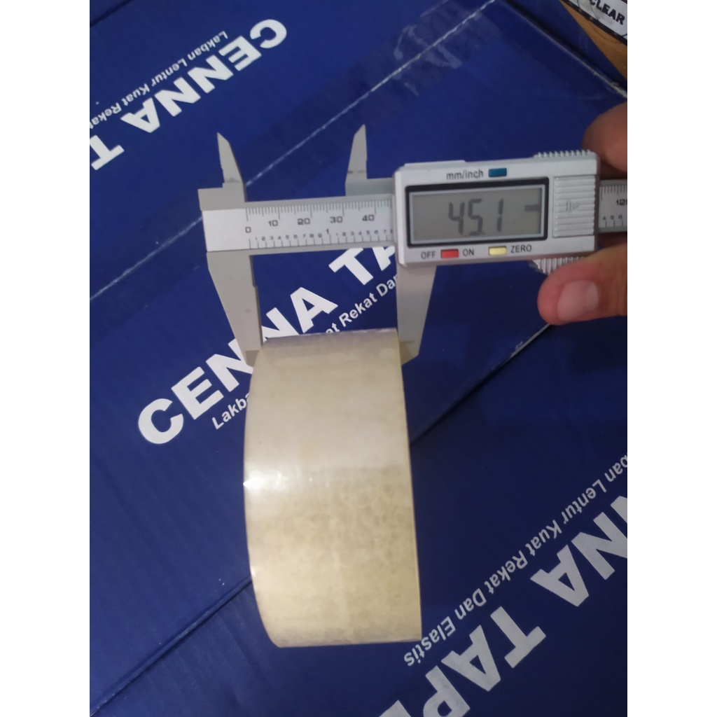 

Lakban Bening CENNA TAPE Core 2 Inch 45mm 90 Yards Lampung Hemat dan Murah