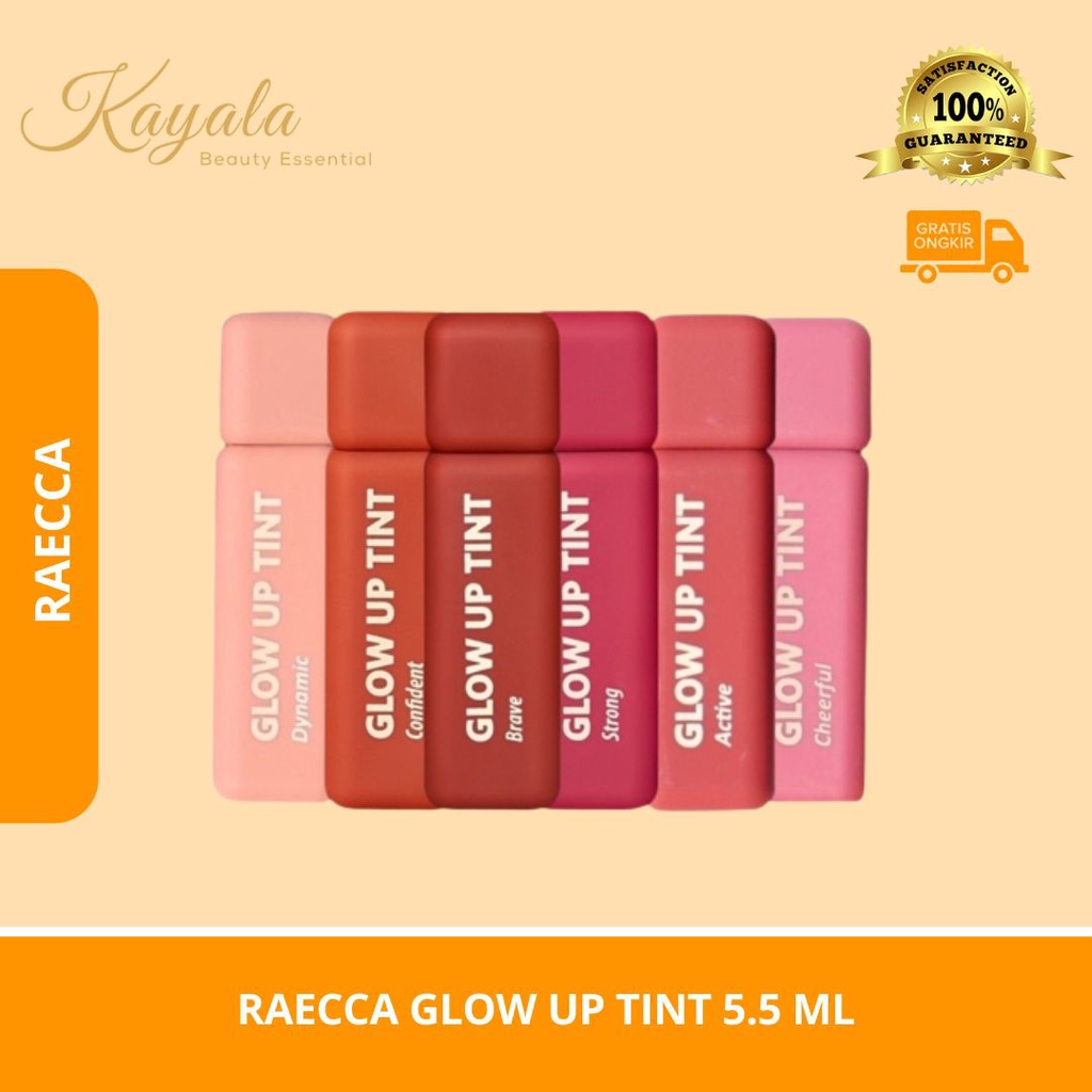 RAECCA GLOW UP TINT 5.5 ML - LIP TINT RAECCA - GLOW TINT RAECCA - LIP GLOW RAECCA
