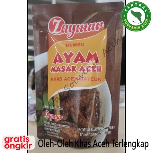 

ZAYMAR Bumbu Ayam Masak Aceh Khas Aceh Rayeuk