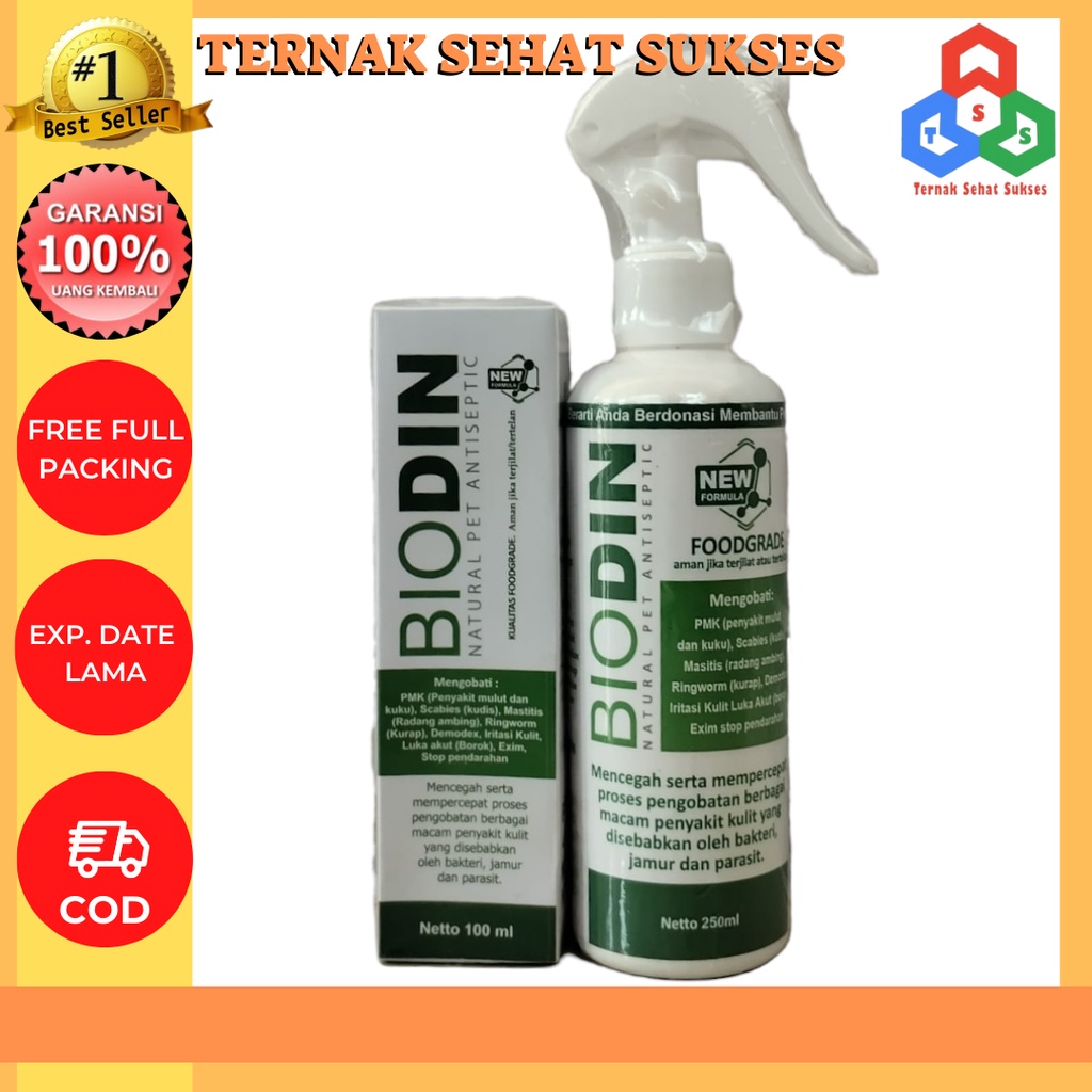 BIODIN Spray 100 ml dan 250 ml TSS1