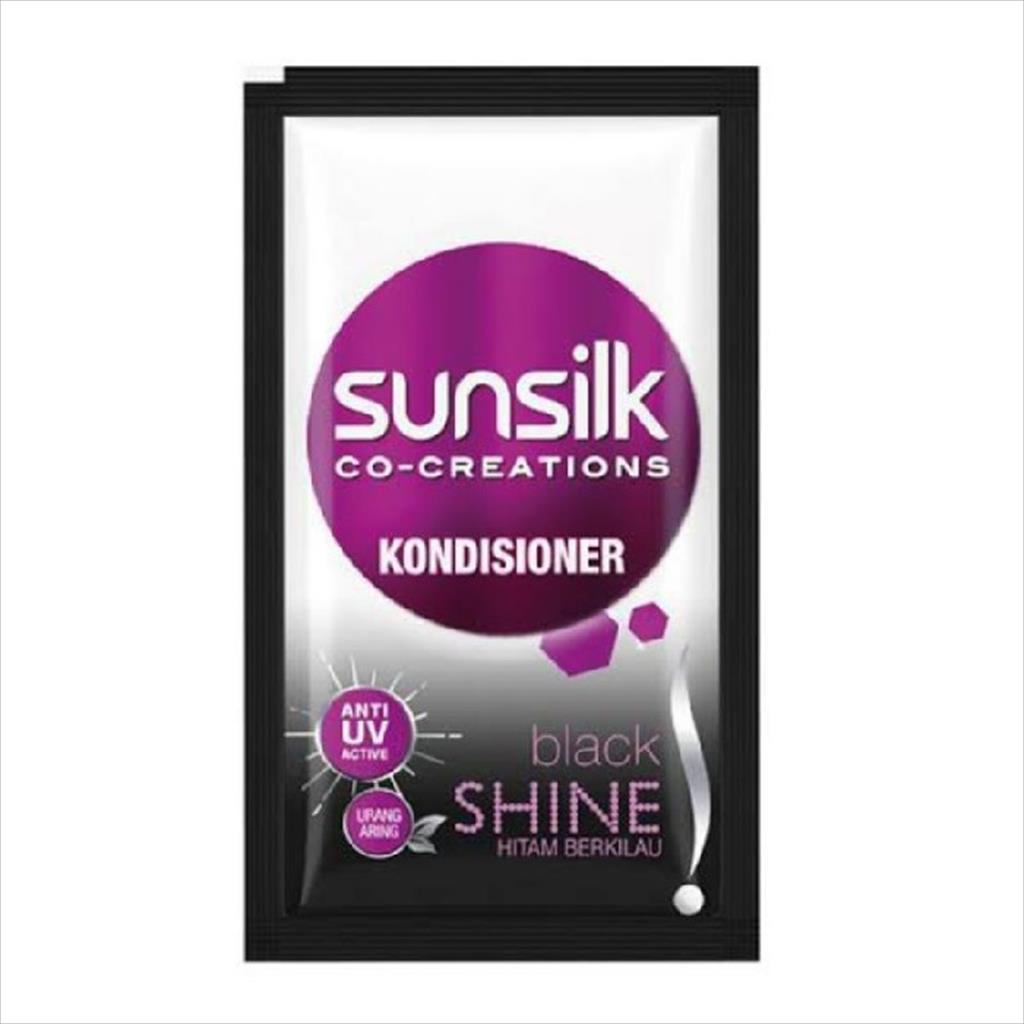 Sunsilk Conditioner Hitam  Berkilau 5 ml isi 12 pcs