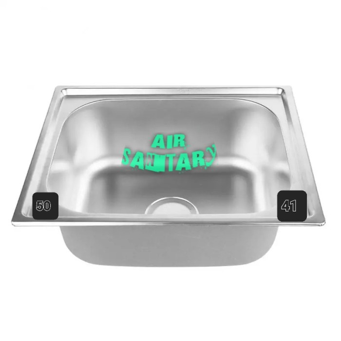 Kitchen sink 1 lubang murah stainless 304