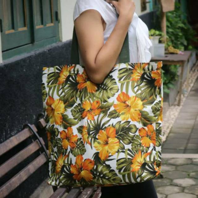 Totebag Kanvas JUMBO / Tas Kanvas JUMBO / Tote bag Kanvas Motif Jogja