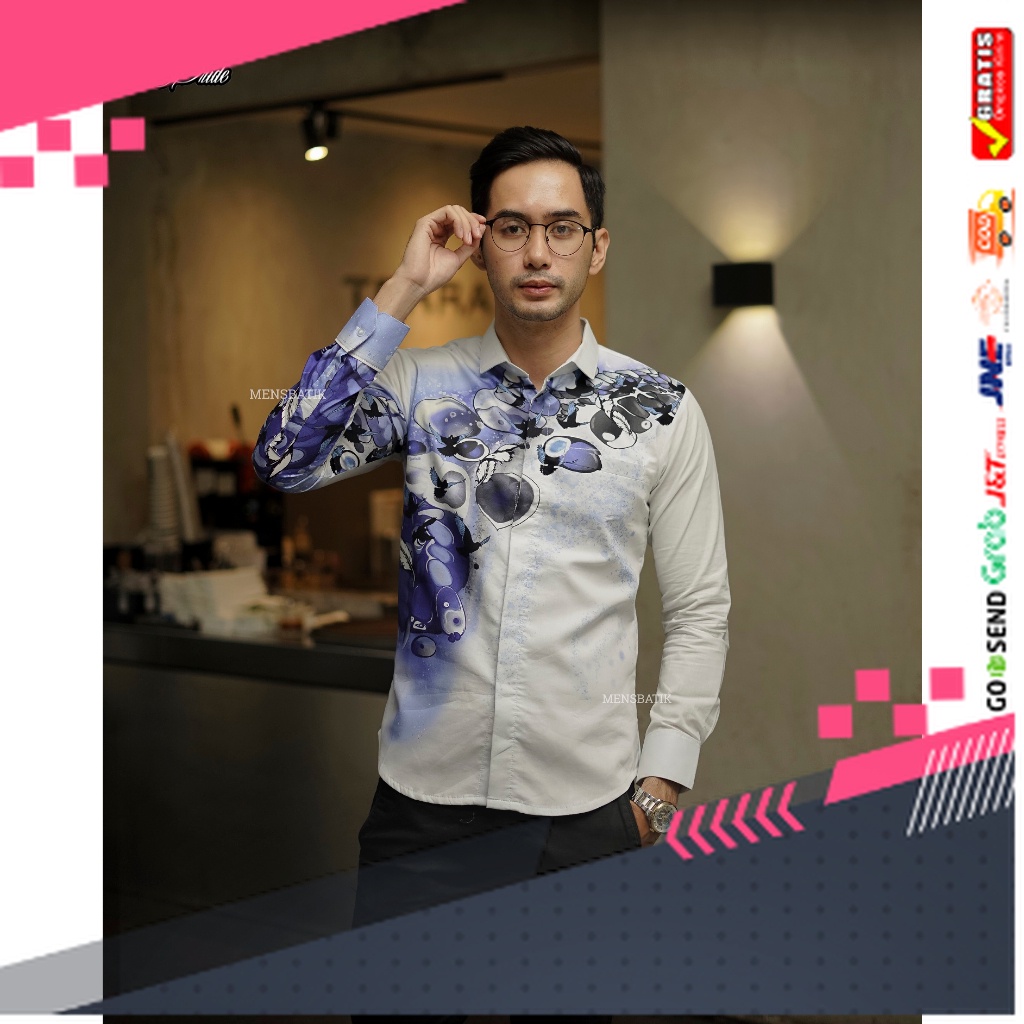 BATIK STYLE JAWA KEREN TERLARIS /MENSBATIK - batik pria - kemeja batik - batik pria lengan panjang -