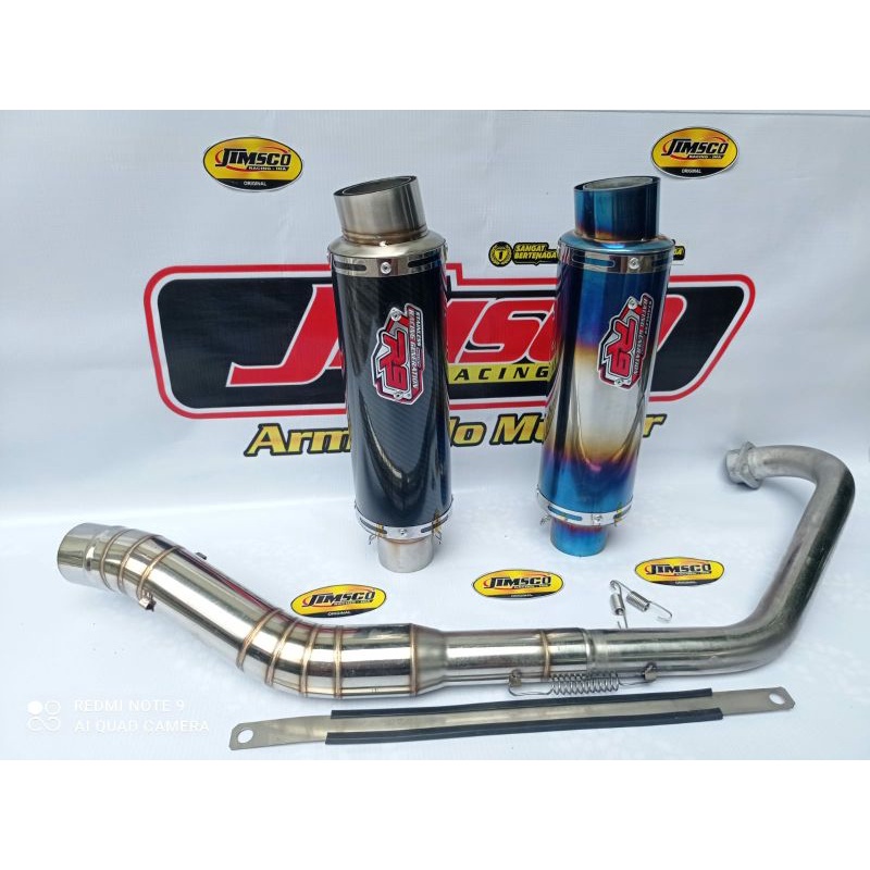 Knalpot R9 Mugello Carbon for motor Sonic Satria fu Vixion newCB CBR CB150R Vario beat PCX NMax Aero