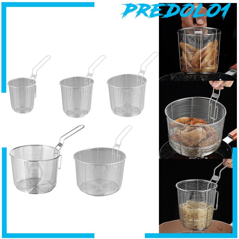 [Predolo1] Frying Basket French Fries Basket Mudah Dibersihkan Untuk Masak Goreng Mie