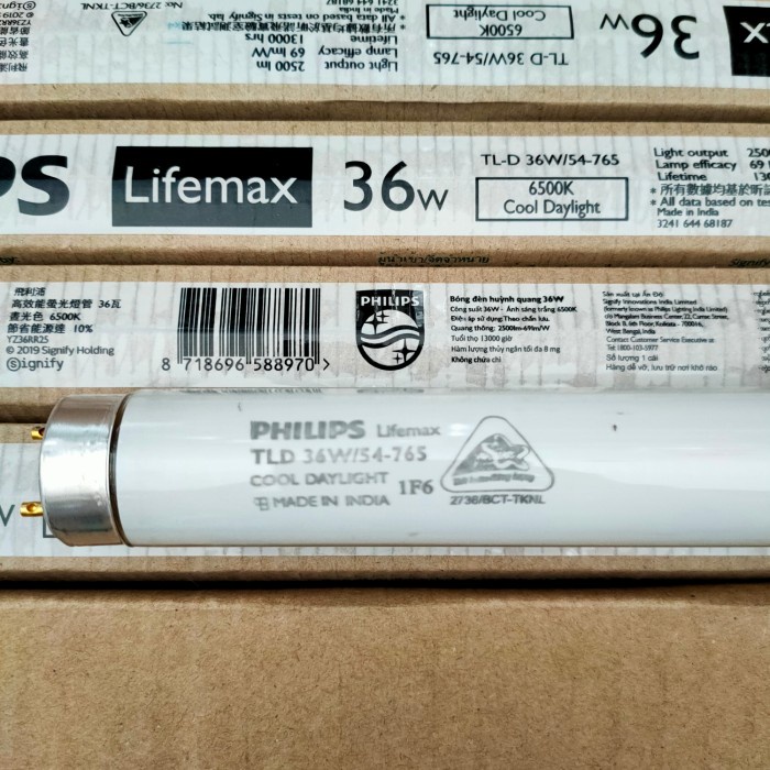 PHILIPS LAMPU TL 36W 54 765/ TLD 36W/ LAMPU NEON TL D 36W philip 6500k