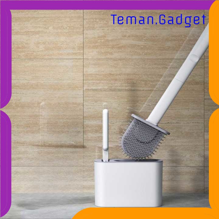 TG - ART BOUSSAC Sikat Toilet Kamar Mandi TPR Silicone Bathroom Brush - HS-338