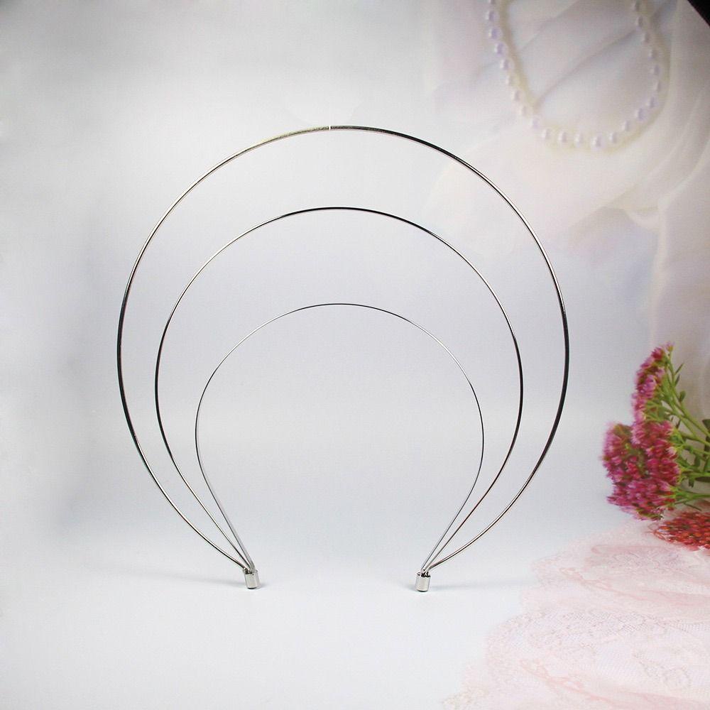 NICKOLAS1 Wanita DIY Bando Dewi Hairband Cuci Muka Bando Non Slip Hairband Pengantin Pernikahan Headband Sylish Hair Hoop Metal Band Headpiece Halo Rambut Mahkota