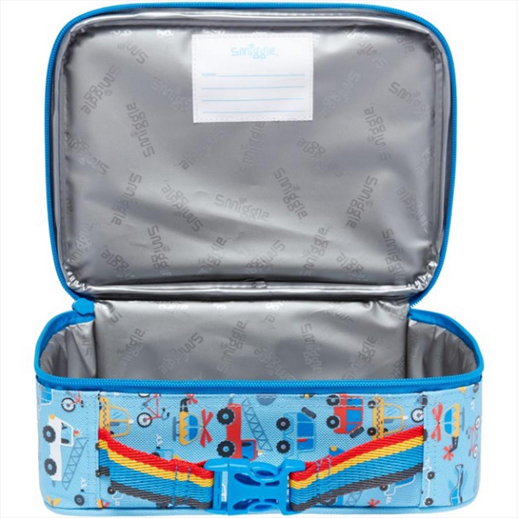 SMIGGLE Lunch Box 445959 La La Teeny Tiny Square Blue Lunchbox