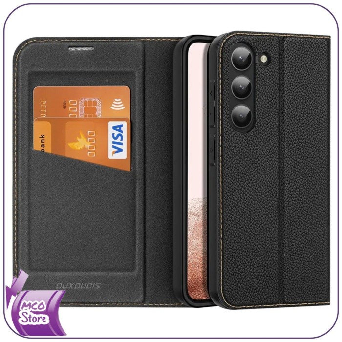 Casing Samsung A35 A54 Flip Cover Litchi Case Flip Case A34 A54