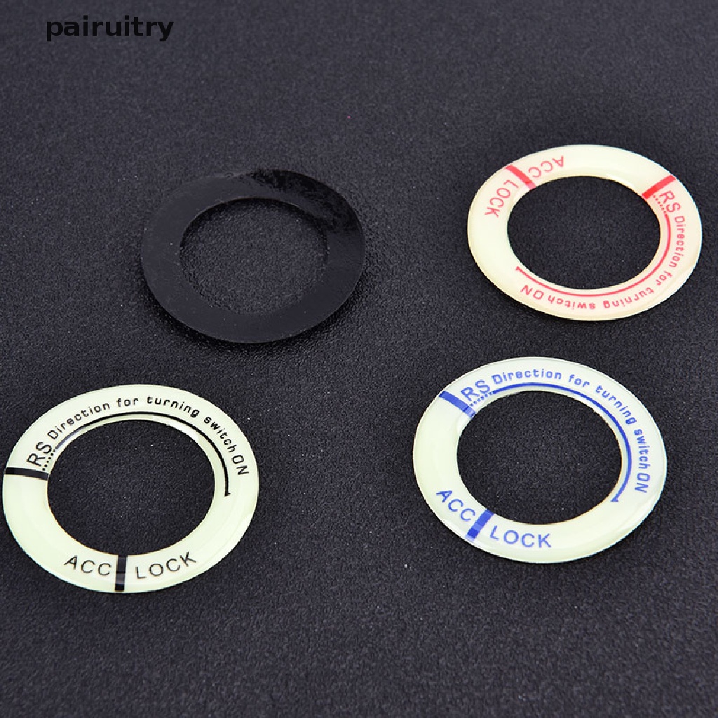 Prt Malam Luminous Car Ignition Key Ring Stiker Auto Motor 3D Decals Decorati PRT