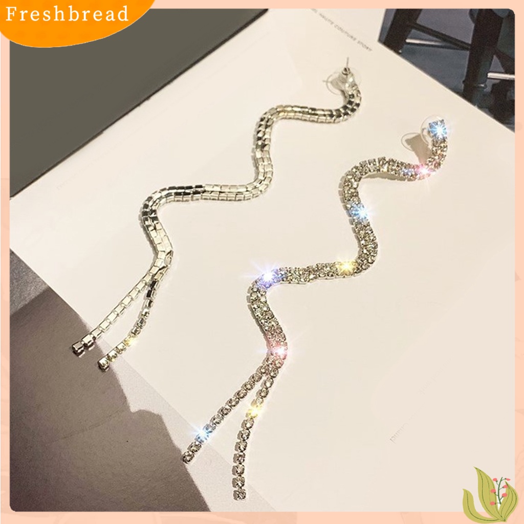 &lt; Freshbread &gt; 1pasang Ear Stud Berlebihan Hias Anting Stud Bentuk Ular Untuk Liburan