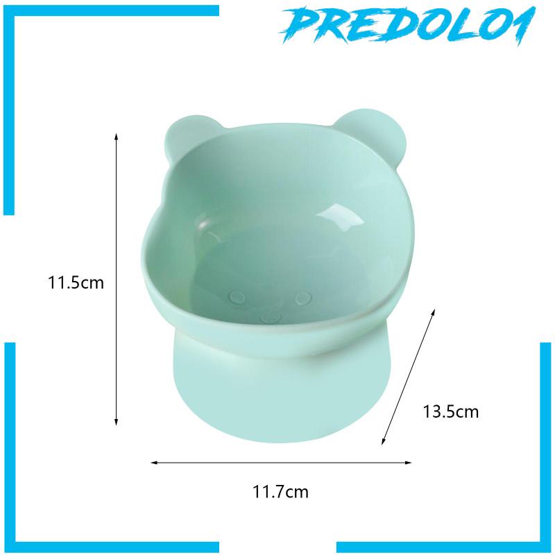 [Predolo1] Mangkuk Kucing Angkat Kucing Indoor Pelindung Leher Ringan Lucu Untuk Kitty