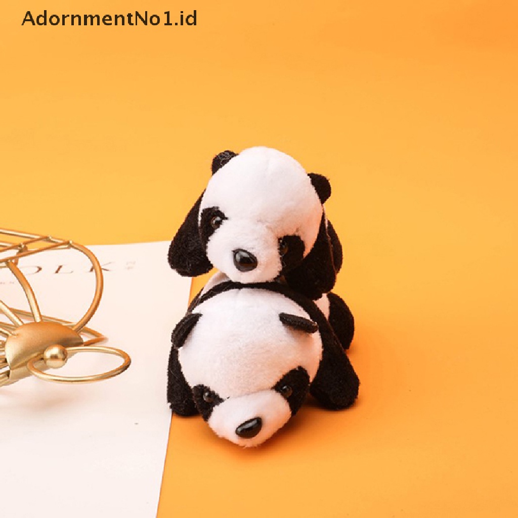 [AdornmentNo1] Panda Beruang Bros Panda Pin Hewan Bros Lembut Mewah Mainan Pin Cinta Panda Perhiasan Kawaii Hadiah Kreatif Lucu Aksesoris [ID]