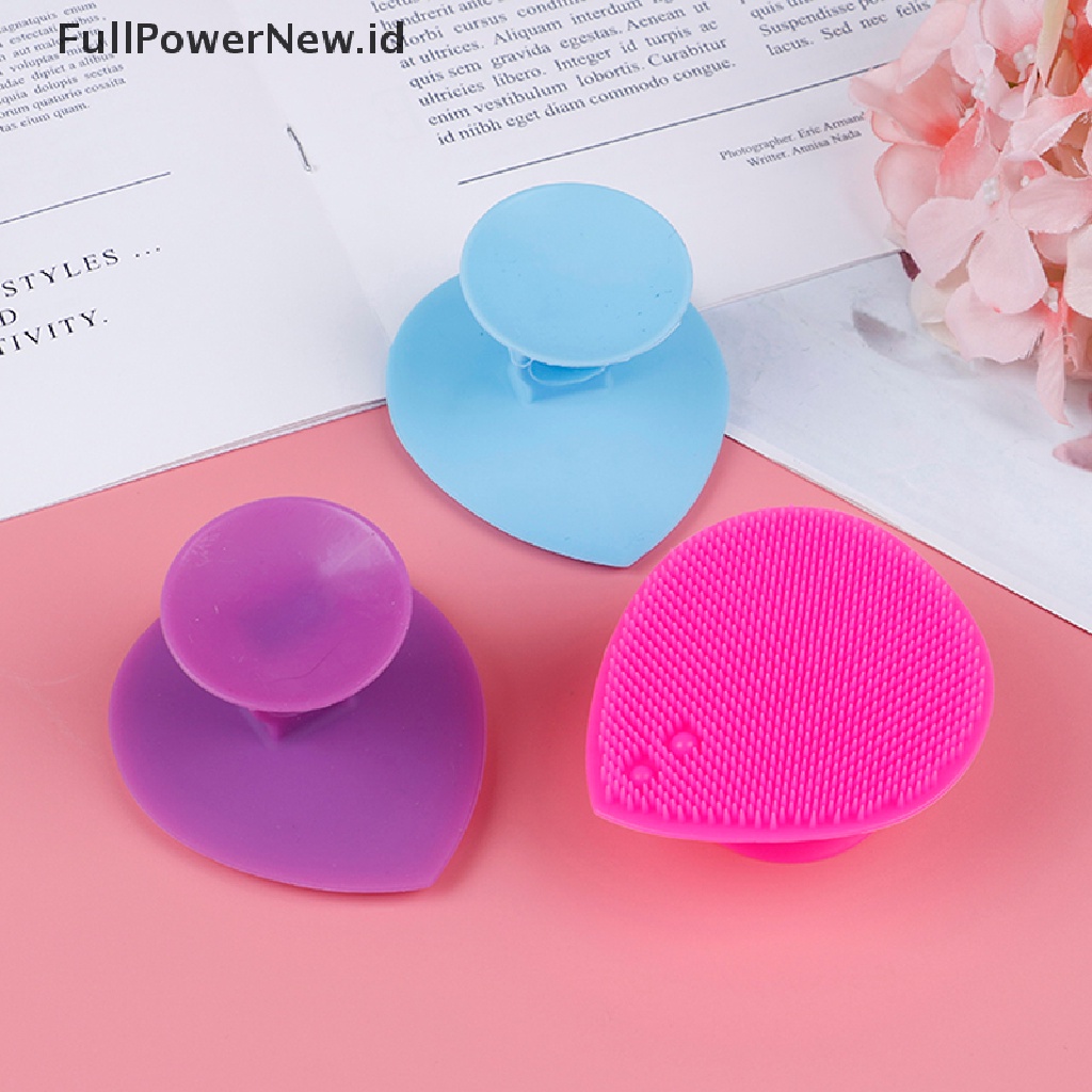 Power Silicone Wash Pad Face Exfoliag Alat Sikat Pembersih Wajah Komedo ID