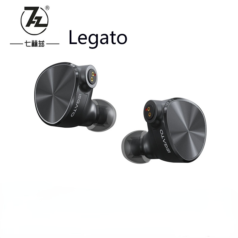 7hz Legato Dual Dynamic Drivers IEMs Earphone/Performa Tinggi N52 Magnet Punchy Bass Treble HiFi In-Ear Earphone Kabel