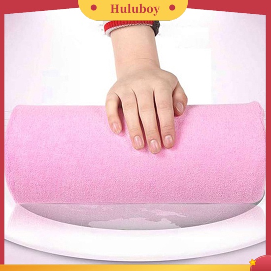 {In Stock} Professional Half Hand Cushion Rest Bantal Panjang Desain Nail Art Manicure Kolom Lembut