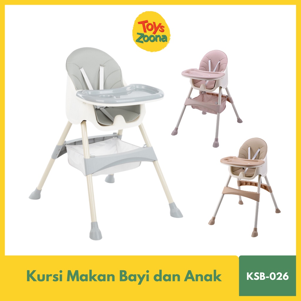 ToysZoona Baby Highchair KSB-026 High Chair Kursi Makan Bayi Anak