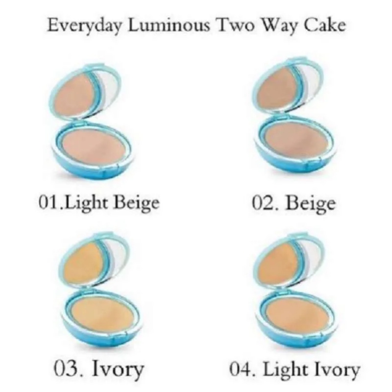 WARDAH Everyday Luminous Two Way Cake 12g [ Amaze_Kosmetik ]