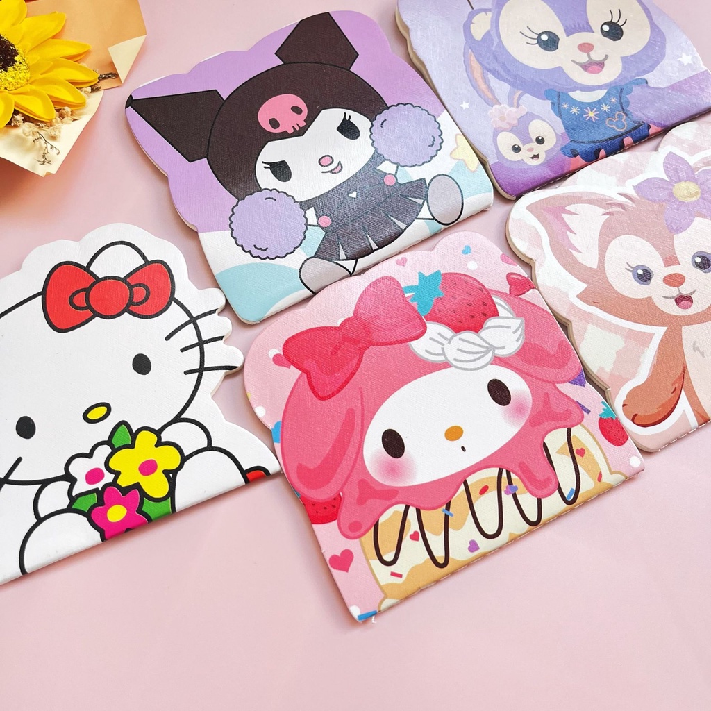 BUKU MEMO SANRIO KARTUN LUCU / BUKU GAMBAR MINI CINNAMOROLL KUROMI MELODY KARTUN JEPANG AESTHETIC